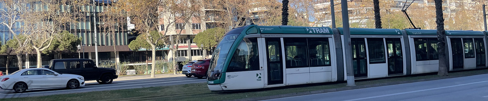 tram in Barcelona