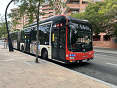 Barcelona d20 bus line route map