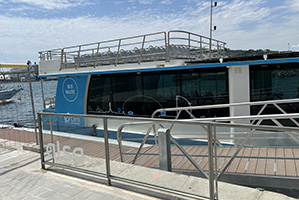 Barcelona nautical port bus