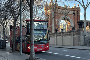 bus touristic of Barcelona