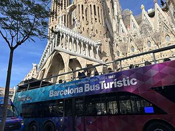 Barcelona tourist bus