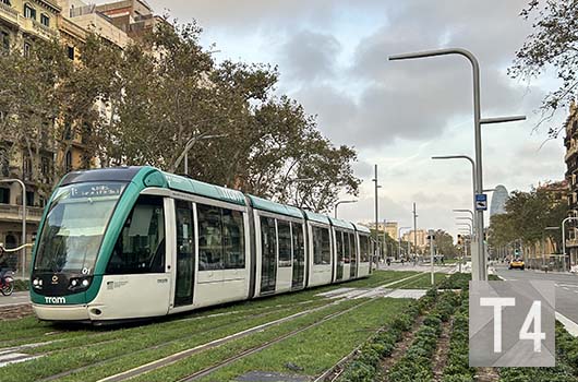 sicilia Barcelona tramway station