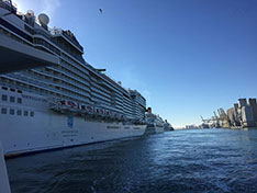 cruise ship port of Barcelona
