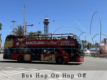 visit Barcelona by bus