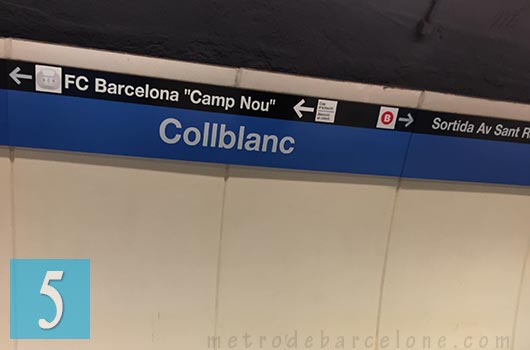 barcelona collblanc subway station