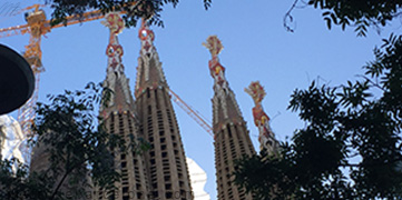 Barcelona torres Sagrada Familia