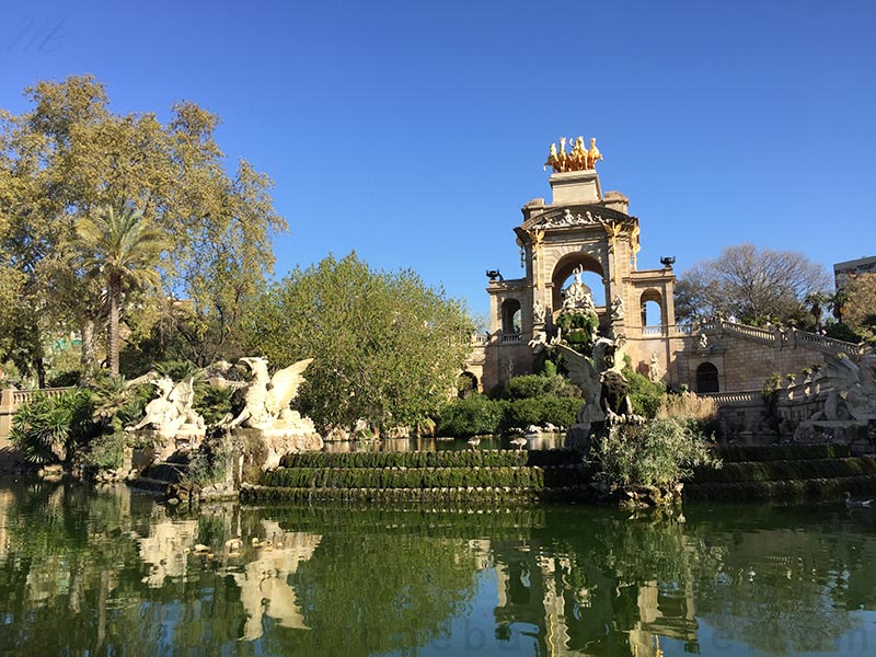 Ciutadella parc in Barcelona
