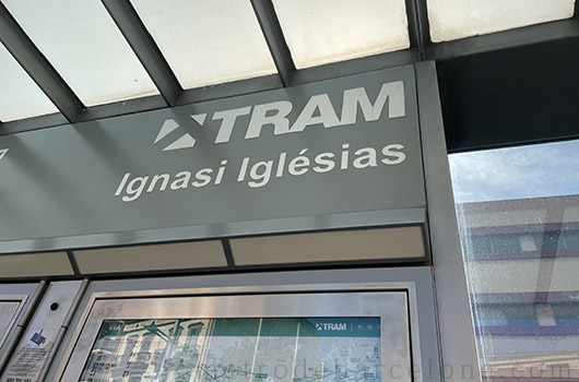 Barcelona tram Ignasi Iglésias