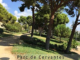 Barcelona parque de Cervantes