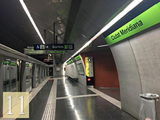 metro Barcelona mapa linea 11