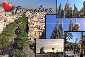 Barcelona postcards