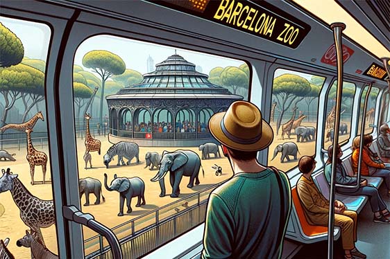 Barcelone zoo métro