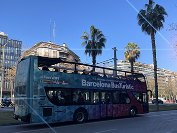 Visite de Barcelone en bus