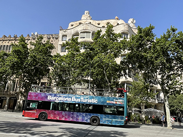 bus touristiques à Barcelone