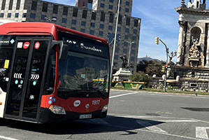 Plaça Espanya Montjuic en bus