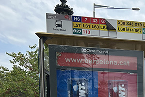 Plaça Espanya Montjuic en bus