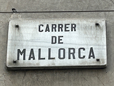 Barcelone rue Mallorca