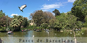 Barcelona parks photos
