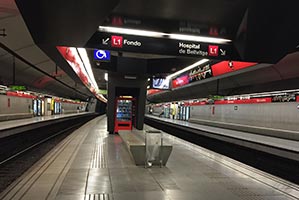 metro Sant Andreu Barcelone