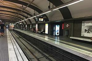 Plaça Catalunya Barcelone metro