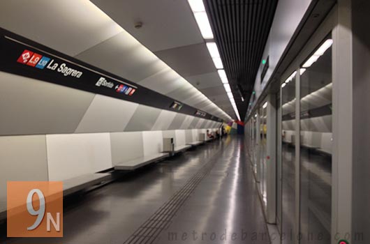 station la sagrera metro Barcelone