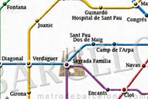 plan du métro de Barcelone